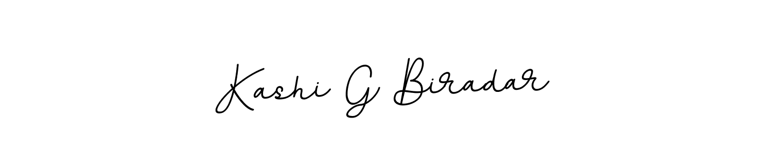 How to make Kashi G Biradar name signature. Use BallpointsItalic-DORy9 style for creating short signs online. This is the latest handwritten sign. Kashi G Biradar signature style 11 images and pictures png