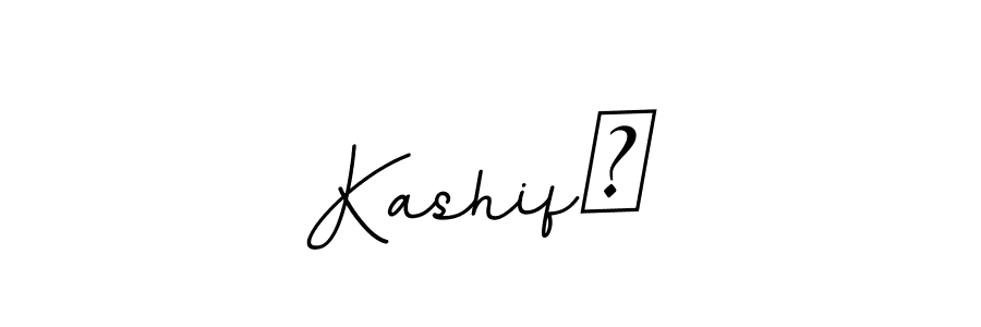 How to make Kashif❤ name signature. Use BallpointsItalic-DORy9 style for creating short signs online. This is the latest handwritten sign. Kashif❤ signature style 11 images and pictures png