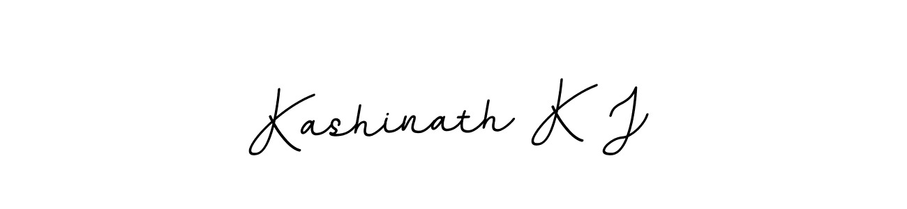 Design your own signature with our free online signature maker. With this signature software, you can create a handwritten (BallpointsItalic-DORy9) signature for name Kashinath K J. Kashinath K J signature style 11 images and pictures png