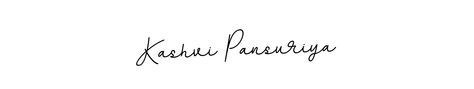 Create a beautiful signature design for name Kashvi Pansuriya. With this signature (BallpointsItalic-DORy9) fonts, you can make a handwritten signature for free. Kashvi Pansuriya signature style 11 images and pictures png