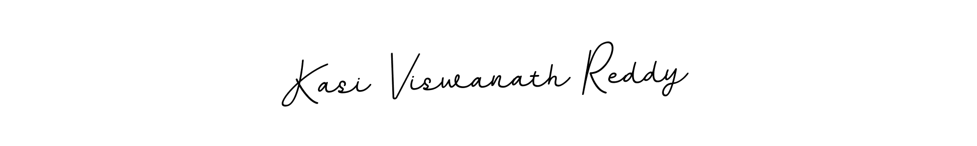 Make a beautiful signature design for name Kasi Viswanath Reddy. With this signature (BallpointsItalic-DORy9) style, you can create a handwritten signature for free. Kasi Viswanath Reddy signature style 11 images and pictures png