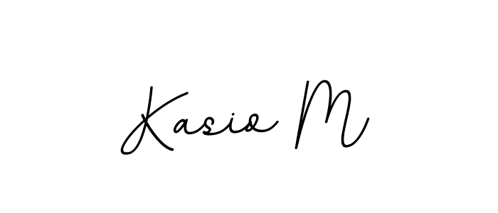 Make a beautiful signature design for name Kasio M. With this signature (BallpointsItalic-DORy9) style, you can create a handwritten signature for free. Kasio M signature style 11 images and pictures png