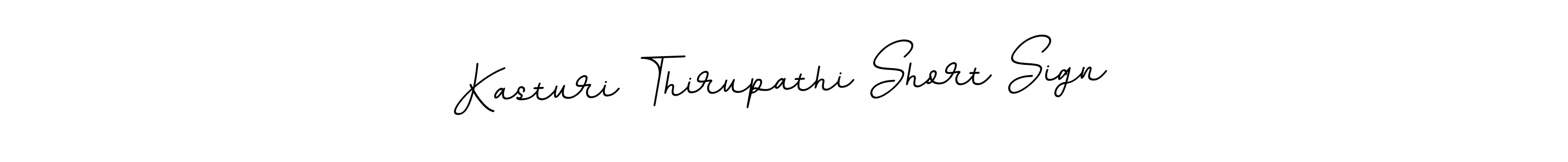 Design your own signature with our free online signature maker. With this signature software, you can create a handwritten (BallpointsItalic-DORy9) signature for name Kasturi Thirupathi Short Sign. Kasturi Thirupathi Short Sign signature style 11 images and pictures png