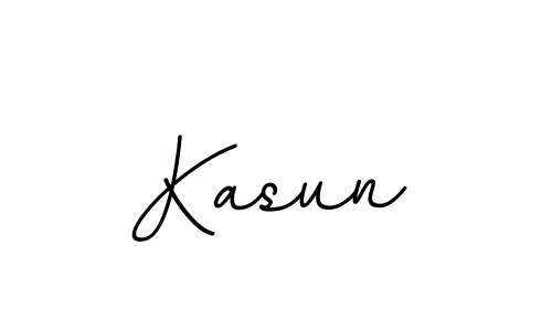 Make a beautiful signature design for name Kasun. With this signature (BallpointsItalic-DORy9) style, you can create a handwritten signature for free. Kasun signature style 11 images and pictures png