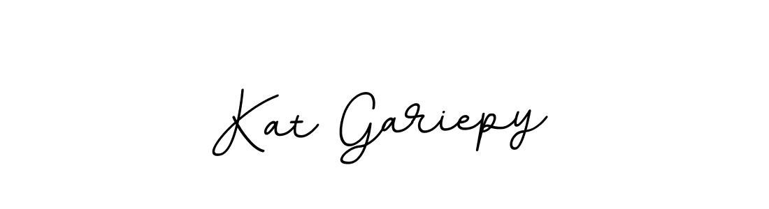 Use a signature maker to create a handwritten signature online. With this signature software, you can design (BallpointsItalic-DORy9) your own signature for name Kat Gariepy. Kat Gariepy signature style 11 images and pictures png