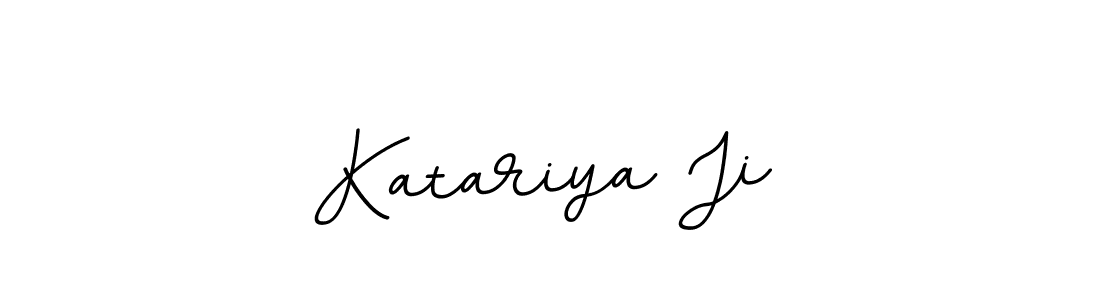 How to make Katariya Ji signature? BallpointsItalic-DORy9 is a professional autograph style. Create handwritten signature for Katariya Ji name. Katariya Ji signature style 11 images and pictures png