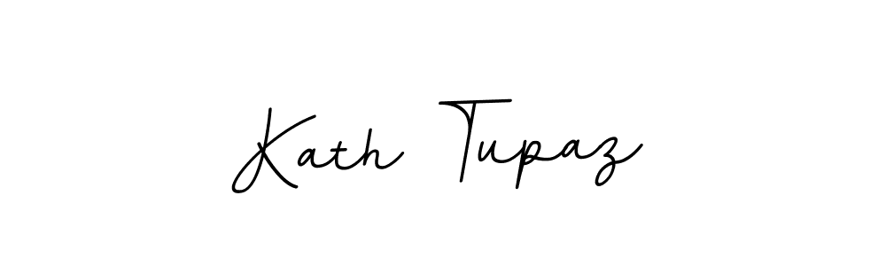 Use a signature maker to create a handwritten signature online. With this signature software, you can design (BallpointsItalic-DORy9) your own signature for name Kath Tupaz. Kath Tupaz signature style 11 images and pictures png