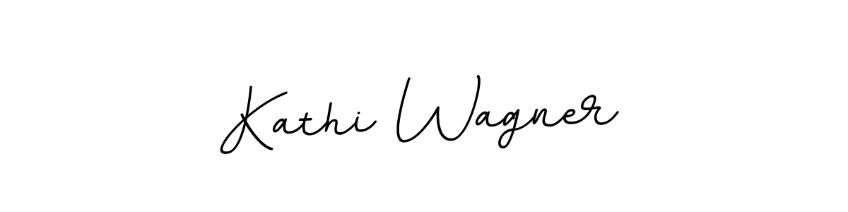 Make a beautiful signature design for name Kathi Wagner. With this signature (BallpointsItalic-DORy9) style, you can create a handwritten signature for free. Kathi Wagner signature style 11 images and pictures png