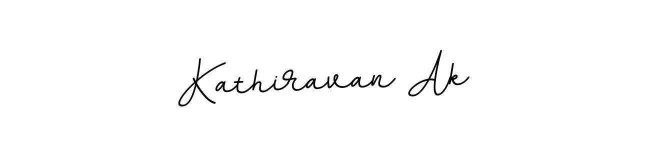 Design your own signature with our free online signature maker. With this signature software, you can create a handwritten (BallpointsItalic-DORy9) signature for name Kathiravan Ak. Kathiravan Ak signature style 11 images and pictures png
