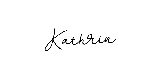 How to make Kathrin name signature. Use BallpointsItalic-DORy9 style for creating short signs online. This is the latest handwritten sign. Kathrin signature style 11 images and pictures png