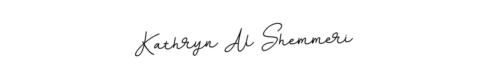 Design your own signature with our free online signature maker. With this signature software, you can create a handwritten (BallpointsItalic-DORy9) signature for name Kathryn Al Shemmeri. Kathryn Al Shemmeri signature style 11 images and pictures png