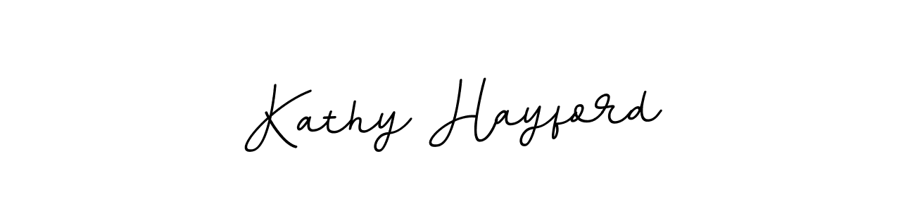 How to make Kathy Hayford name signature. Use BallpointsItalic-DORy9 style for creating short signs online. This is the latest handwritten sign. Kathy Hayford signature style 11 images and pictures png