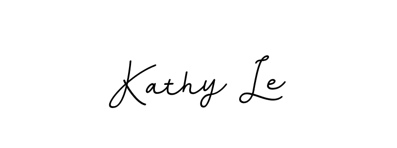 The best way (BallpointsItalic-DORy9) to make a short signature is to pick only two or three words in your name. The name Kathy Le include a total of six letters. For converting this name. Kathy Le signature style 11 images and pictures png