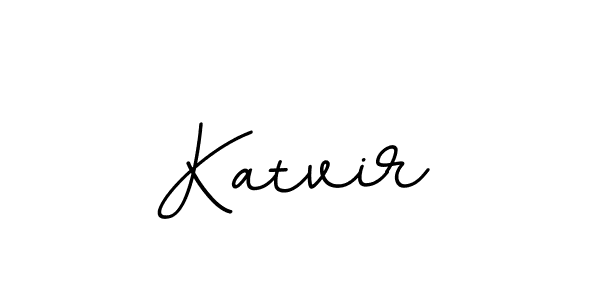 Make a beautiful signature design for name Katvir. With this signature (BallpointsItalic-DORy9) style, you can create a handwritten signature for free. Katvir signature style 11 images and pictures png