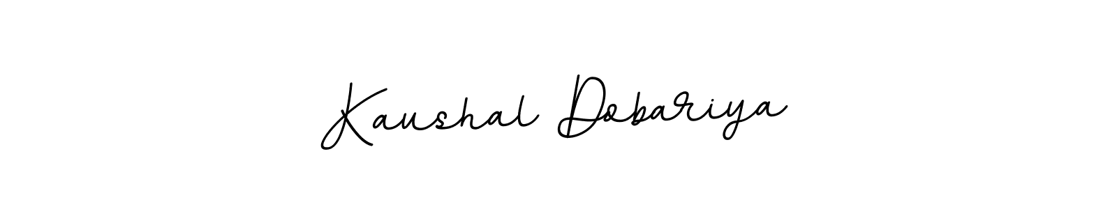Also we have Kaushal Dobariya name is the best signature style. Create professional handwritten signature collection using BallpointsItalic-DORy9 autograph style. Kaushal Dobariya signature style 11 images and pictures png