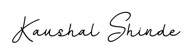A classic penmanship look for Kaushal Shinde. The BallpointsItalic-DORy9 font brings timeless elegance and confidence to every signed document. Kaushal Shinde signature style 11 images and pictures png