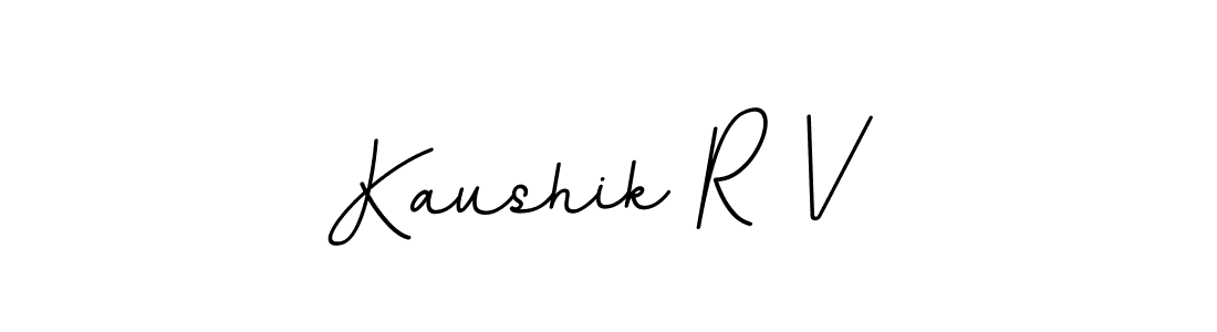 Here are the top 10 professional signature styles for the name Kaushik R V. These are the best autograph styles you can use for your name. Kaushik R V signature style 11 images and pictures png