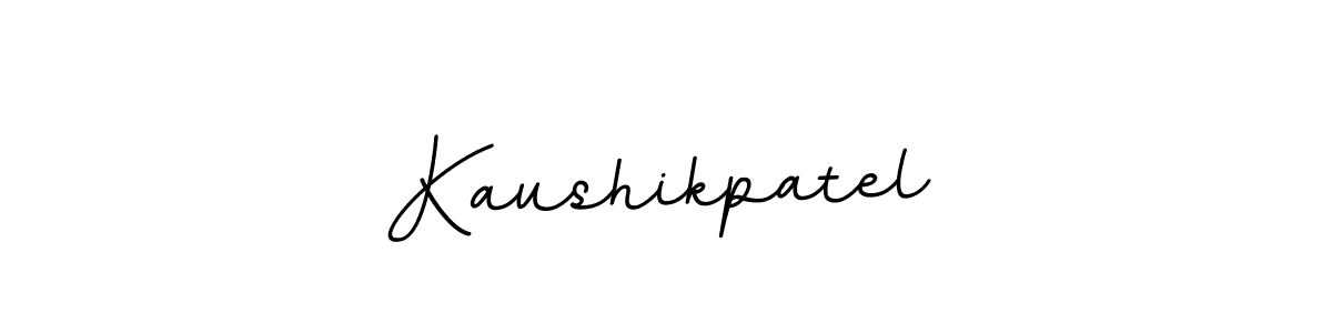 Create a beautiful signature design for name Kaushikpatel. With this signature (BallpointsItalic-DORy9) fonts, you can make a handwritten signature for free. Kaushikpatel signature style 11 images and pictures png