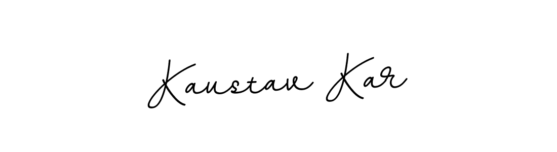You should practise on your own different ways (BallpointsItalic-DORy9) to write your name (Kaustav Kar) in signature. don't let someone else do it for you. Kaustav Kar signature style 11 images and pictures png