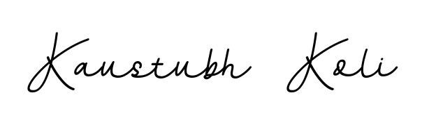 Explore multiple handwriting variations for Kaustubh  Koli including this stunning BallpointsItalic-DORy9 design. Free to use across all platforms. Kaustubh  Koli signature style 11 images and pictures png