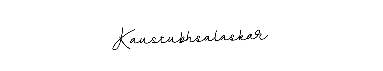 Create a beautiful signature design for name Kaustubhsalaskar. With this signature (BallpointsItalic-DORy9) fonts, you can make a handwritten signature for free. Kaustubhsalaskar signature style 11 images and pictures png