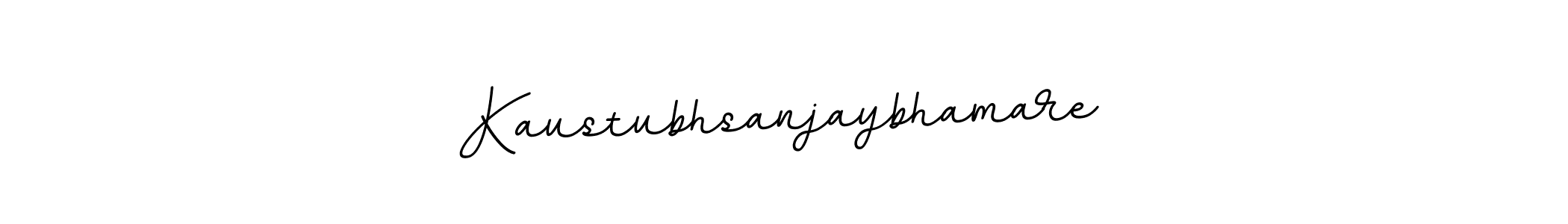 Design your own signature with our free online signature maker. With this signature software, you can create a handwritten (BallpointsItalic-DORy9) signature for name Kaustubhsanjaybhamare. Kaustubhsanjaybhamare signature style 11 images and pictures png