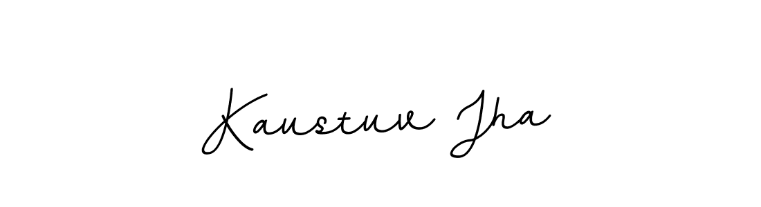 Kaustuv Jha stylish signature style. Best Handwritten Sign (BallpointsItalic-DORy9) for my name. Handwritten Signature Collection Ideas for my name Kaustuv Jha. Kaustuv Jha signature style 11 images and pictures png