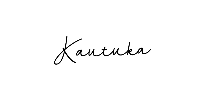 How to make Kautuka name signature. Use BallpointsItalic-DORy9 style for creating short signs online. This is the latest handwritten sign. Kautuka signature style 11 images and pictures png