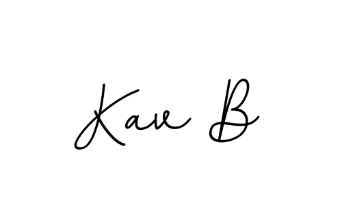 Also we have Kav B name is the best signature style. Create professional handwritten signature collection using BallpointsItalic-DORy9 autograph style. Kav B signature style 11 images and pictures png