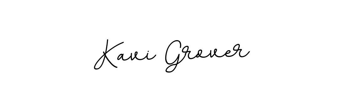 How to make Kavi Grover name signature. Use BallpointsItalic-DORy9 style for creating short signs online. This is the latest handwritten sign. Kavi Grover signature style 11 images and pictures png