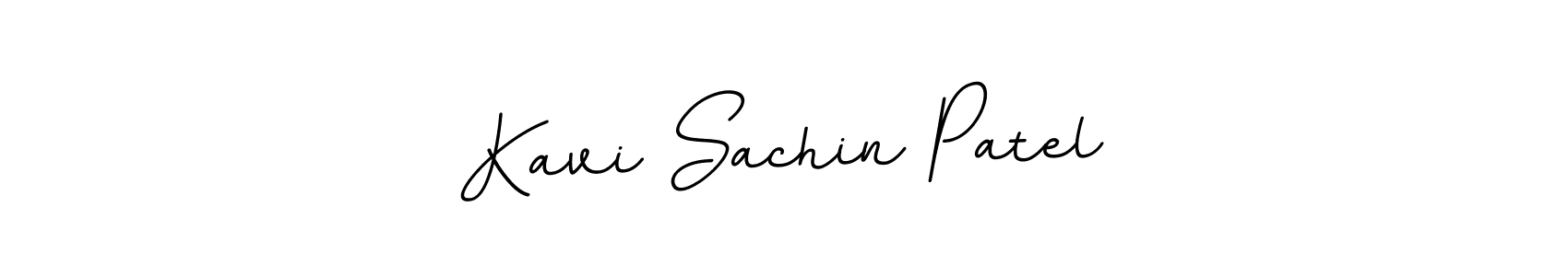 Kavi Sachin Patel stylish signature style. Best Handwritten Sign (BallpointsItalic-DORy9) for my name. Handwritten Signature Collection Ideas for my name Kavi Sachin Patel. Kavi Sachin Patel signature style 11 images and pictures png