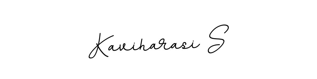 Design your own signature with our free online signature maker. With this signature software, you can create a handwritten (BallpointsItalic-DORy9) signature for name Kaviharasi S. Kaviharasi S signature style 11 images and pictures png