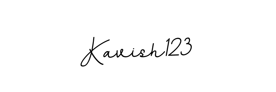 Design your own signature with our free online signature maker. With this signature software, you can create a handwritten (BallpointsItalic-DORy9) signature for name Kavish123. Kavish123 signature style 11 images and pictures png