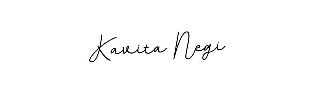 How to make Kavita Negi name signature. Use BallpointsItalic-DORy9 style for creating short signs online. This is the latest handwritten sign. Kavita Negi signature style 11 images and pictures png