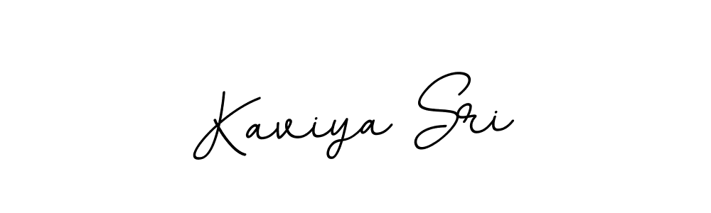 How to make Kaviya Sri name signature. Use BallpointsItalic-DORy9 style for creating short signs online. This is the latest handwritten sign. Kaviya Sri signature style 11 images and pictures png