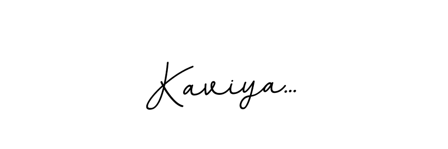 Create a beautiful signature design for name Kaviya.... With this signature (BallpointsItalic-DORy9) fonts, you can make a handwritten signature for free. Kaviya... signature style 11 images and pictures png