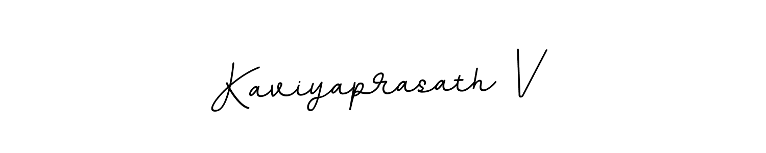 Also we have Kaviyaprasath V name is the best signature style. Create professional handwritten signature collection using BallpointsItalic-DORy9 autograph style. Kaviyaprasath V signature style 11 images and pictures png