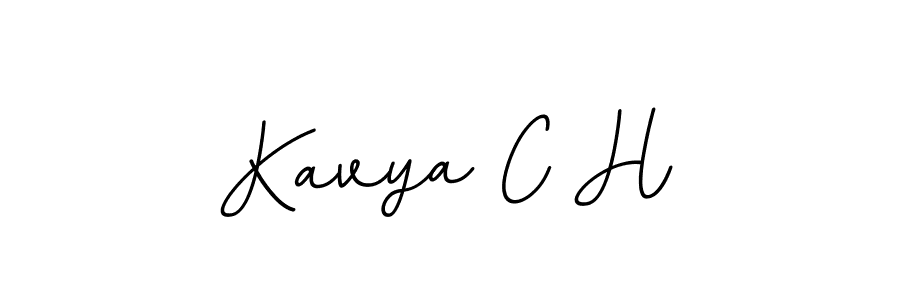 if you are searching for the best signature style for your name Kavya C H. so please give up your signature search. here we have designed multiple signature styles  using BallpointsItalic-DORy9. Kavya C H signature style 11 images and pictures png