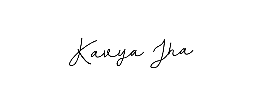 The best way (BallpointsItalic-DORy9) to make a short signature is to pick only two or three words in your name. The name Kavya Jha include a total of six letters. For converting this name. Kavya Jha signature style 11 images and pictures png