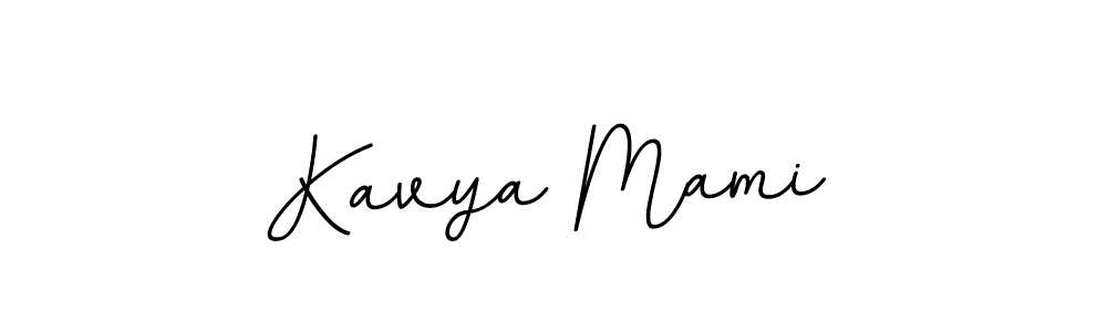 Make a beautiful signature design for name Kavya Mami. With this signature (BallpointsItalic-DORy9) style, you can create a handwritten signature for free. Kavya Mami signature style 11 images and pictures png