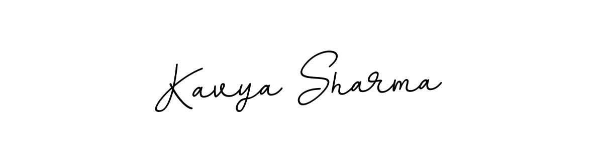 Use a signature maker to create a handwritten signature online. With this signature software, you can design (BallpointsItalic-DORy9) your own signature for name Kavya Sharma. Kavya Sharma signature style 11 images and pictures png