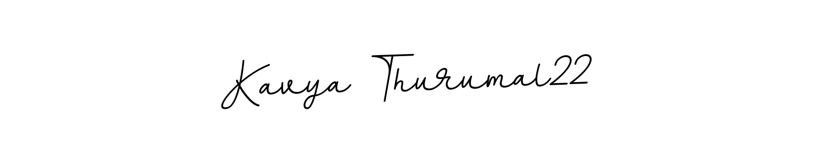 Design your own signature with our free online signature maker. With this signature software, you can create a handwritten (BallpointsItalic-DORy9) signature for name Kavya Thurumal22. Kavya Thurumal22 signature style 11 images and pictures png