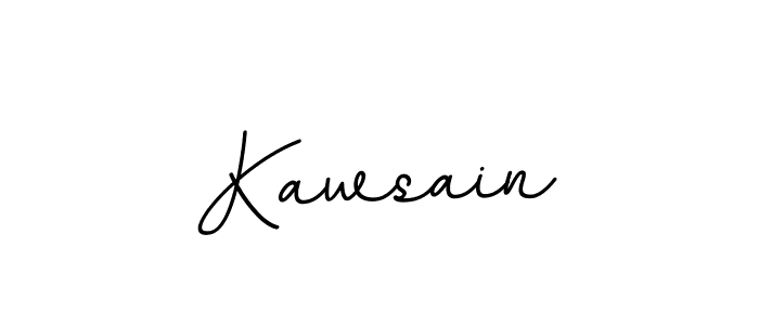 You should practise on your own different ways (BallpointsItalic-DORy9) to write your name (Kawsain) in signature. don't let someone else do it for you. Kawsain signature style 11 images and pictures png