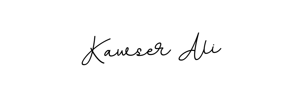 BallpointsItalic-DORy9 is a professional signature style that is perfect for those who want to add a touch of class to their signature. It is also a great choice for those who want to make their signature more unique. Get Kawser Ali name to fancy signature for free. Kawser Ali signature style 11 images and pictures png