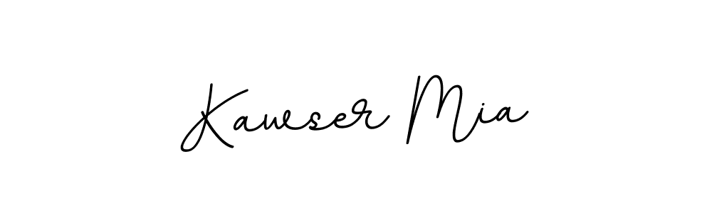 Make a beautiful signature design for name Kawser Mia. Use this online signature maker to create a handwritten signature for free. Kawser Mia signature style 11 images and pictures png