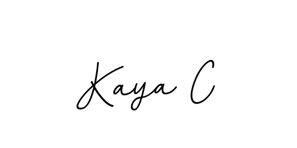 You should practise on your own different ways (BallpointsItalic-DORy9) to write your name (Kaya C) in signature. don't let someone else do it for you. Kaya C signature style 11 images and pictures png