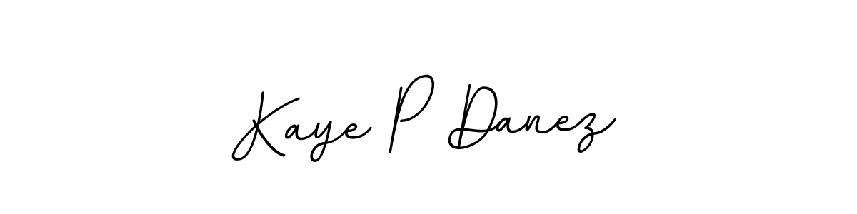 Make a beautiful signature design for name Kaye P Danez. With this signature (BallpointsItalic-DORy9) style, you can create a handwritten signature for free. Kaye P Danez signature style 11 images and pictures png