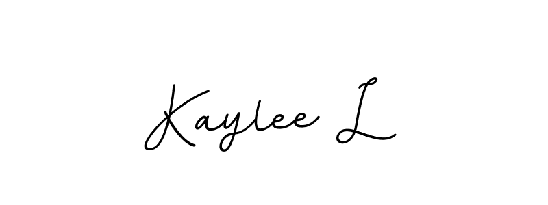 Make a beautiful signature design for name Kaylee L. With this signature (BallpointsItalic-DORy9) style, you can create a handwritten signature for free. Kaylee L signature style 11 images and pictures png