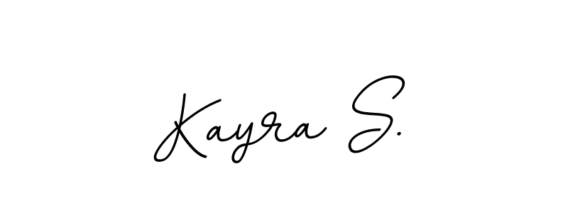 Use a signature maker to create a handwritten signature online. With this signature software, you can design (BallpointsItalic-DORy9) your own signature for name Kayra S.. Kayra S. signature style 11 images and pictures png