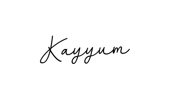How to make Kayyum name signature. Use BallpointsItalic-DORy9 style for creating short signs online. This is the latest handwritten sign. Kayyum signature style 11 images and pictures png